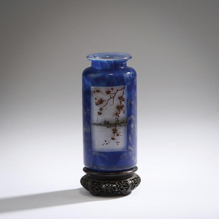 Hauptbild zu Objekt, Vase 'Japonais', c. 1890, Daum Fr&egrave;res, Nancy, 147B 87