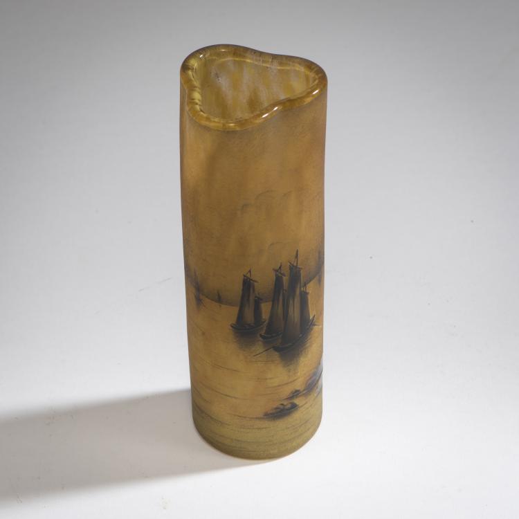Bild 3 zu Objekt, Vase 'Voiliers, soleil couchant', um 1910, Daum Fr&egrave;res, Nancy, 147B 143