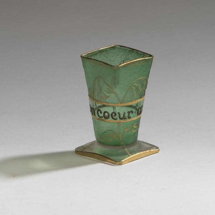 Bild 1 zu Objekt, Shot glass 'Perce-Neige', c. 1895, Daum Fr&egrave;res, Nancy, 147B 93