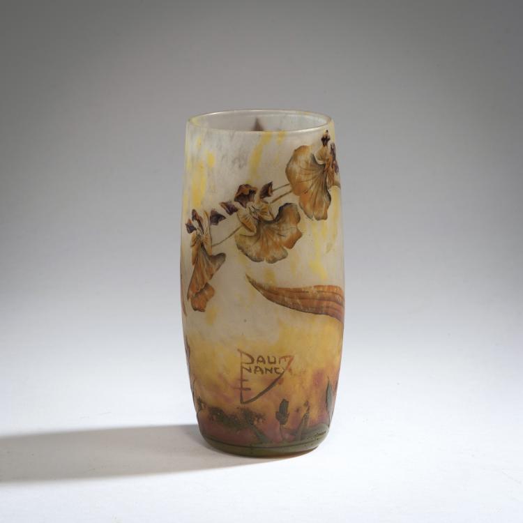 Hauptbild zu Objekt, Vase 'Orchid&eacute;es', 1905-1910, Daum Fr&egrave;res, Nancy, 147B 113