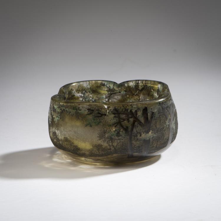 Bild 3 zu Objekt, Schale 'Paysage en &eacute;t&eacute;', um 1910, Daum Fr&egrave;res, Nancy, 147B 146