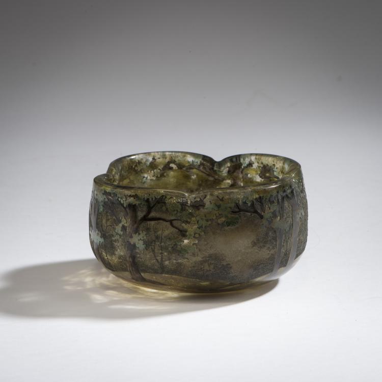 Bild 4 zu Objekt, Schale 'Paysage en &eacute;t&eacute;', um 1910, Daum Fr&egrave;res, Nancy, 147B 146