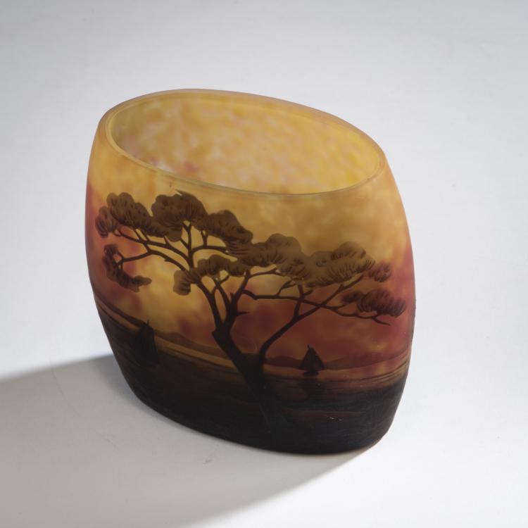 Bild 2 zu Objekt, Vase 'Paysage lacustre' um 1910, Daum Fr&egrave;res, Nancy, 147B 147