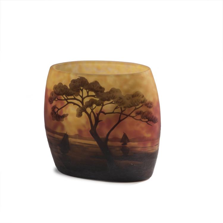 Bild 3 zu Objekt, Vase 'Paysage lacustre' um 1910, Daum Fr&egrave;res, Nancy, 147B 147