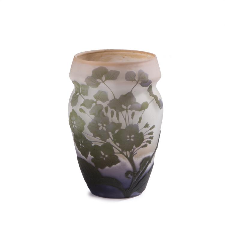 Bild 1 zu Objekt, Vase 'Hortensias', 1905-08, Gall&eacute;, Etablissements, Nancy, 147B 199