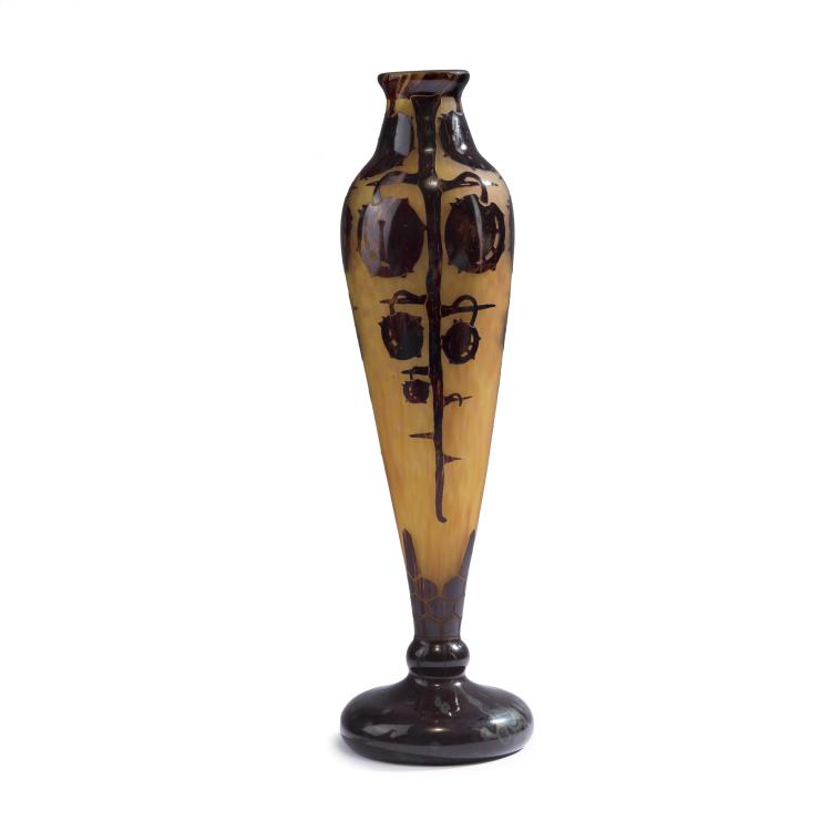 Hauptbild zu Objekt, Vase 'Marrons', 1922-25, Schneider, Epinay-sur-Seine, 147B 248