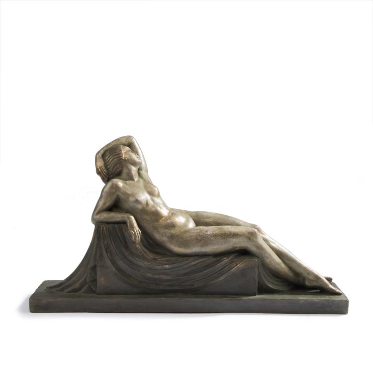 Hauptbild zu Objekt, Recling nude, c. 1925, Guerbe, 147B 530