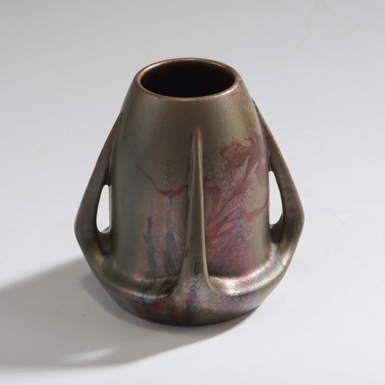 Hauptbild zu Objekt, Vase 'Lys', um 1890, Massier, Cl&eacute;ment, Golfe-Juan, 147B 544