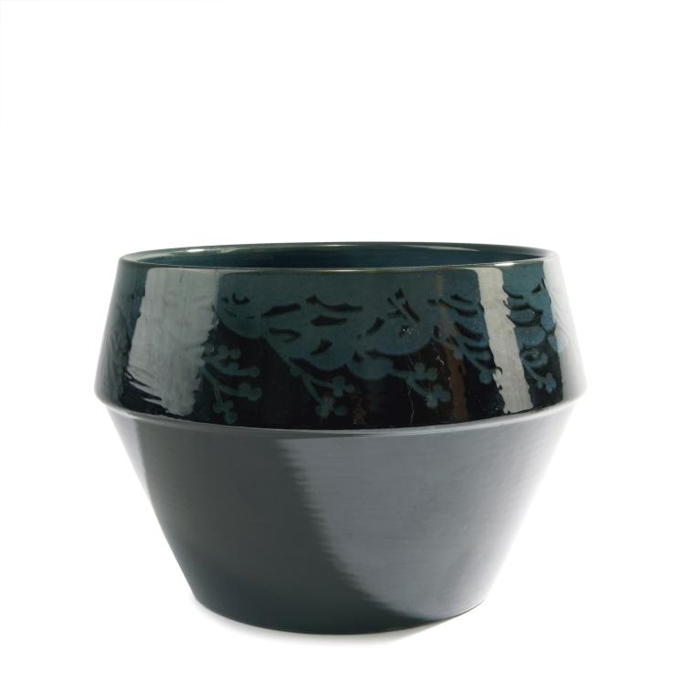 Hauptbild zu Objekt, Cachepot, um 1914, W&auml;chtersbach, Schlierbach, 147B 573