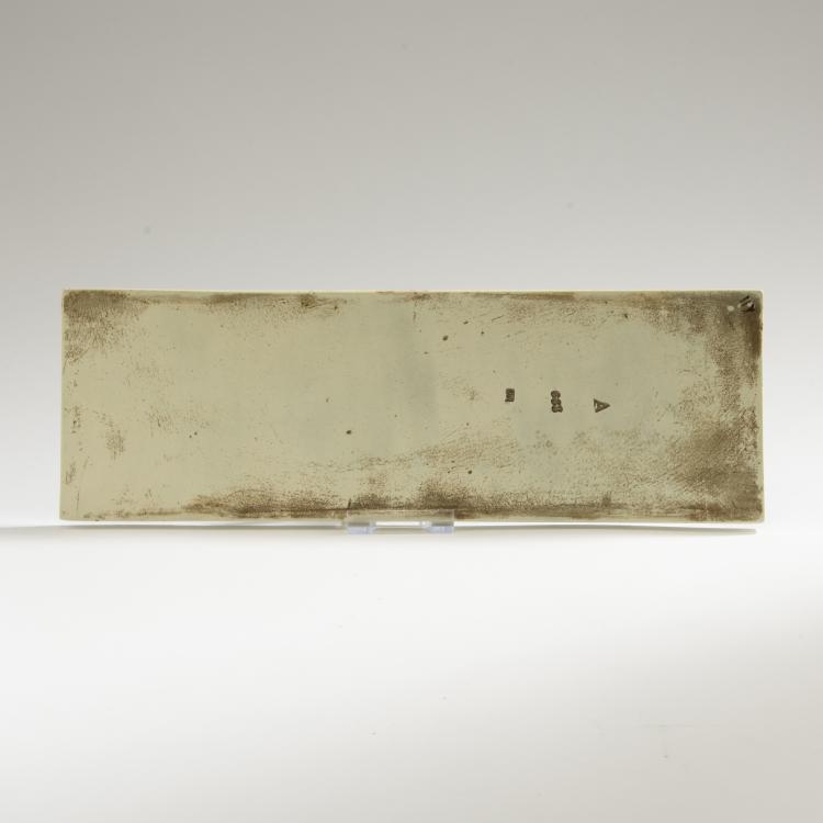 Bild 1 zu Objekt, Fliese 'Nacht', um 1900, Schwarz, J. von, N&uuml;rnberg, 147B 565