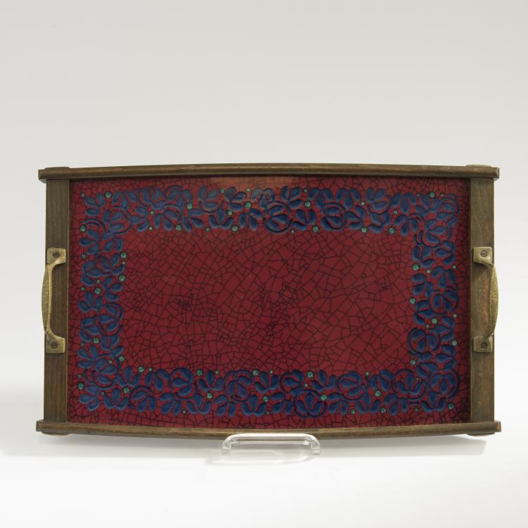 Hauptbild zu Objekt, Tablett, um 1914, W&auml;chtersbach, Schlierbach, 147B 574