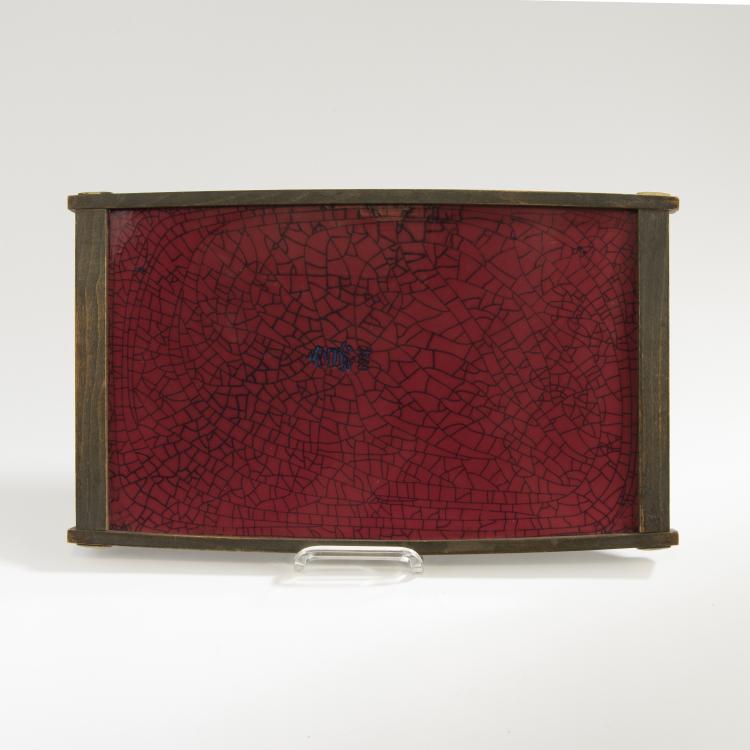 Bild 1 zu Objekt, Tablett, um 1914, W&auml;chtersbach, Schlierbach, 147B 574