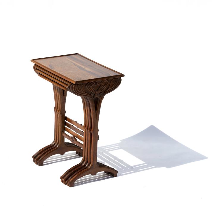 Bild 9 zu Objekt, Four nesting tables 'Gauloise', c. 1918, Gall&eacute;, Etablissements, Nancy, 147B 670