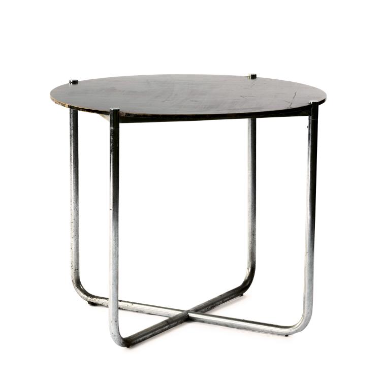 Bild 5 zu Objekt, Zwei Armlehnst&uuml;hle 'MR 20', zwei St&uuml;hle 'MR 10', ein Tisch 'MR 140', 1927, Berliner Metall-Gewerbe Jos. M&uuml;ller, Berlin, 148A 122