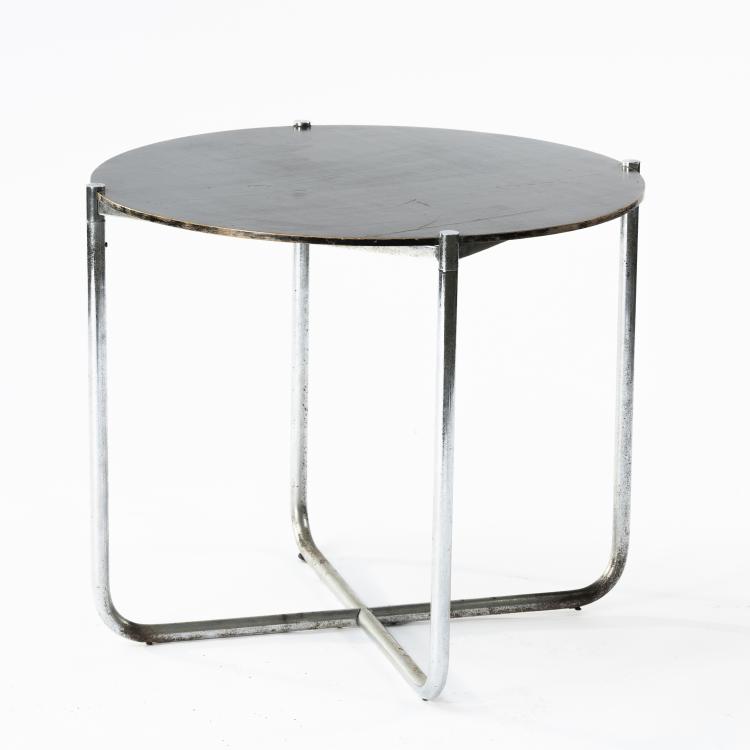 Bild 6 zu Objekt, Zwei Armlehnst&uuml;hle 'MR 20', zwei St&uuml;hle 'MR 10', ein Tisch 'MR 140', 1927, Berliner Metall-Gewerbe Jos. M&uuml;ller, Berlin, 148A 122