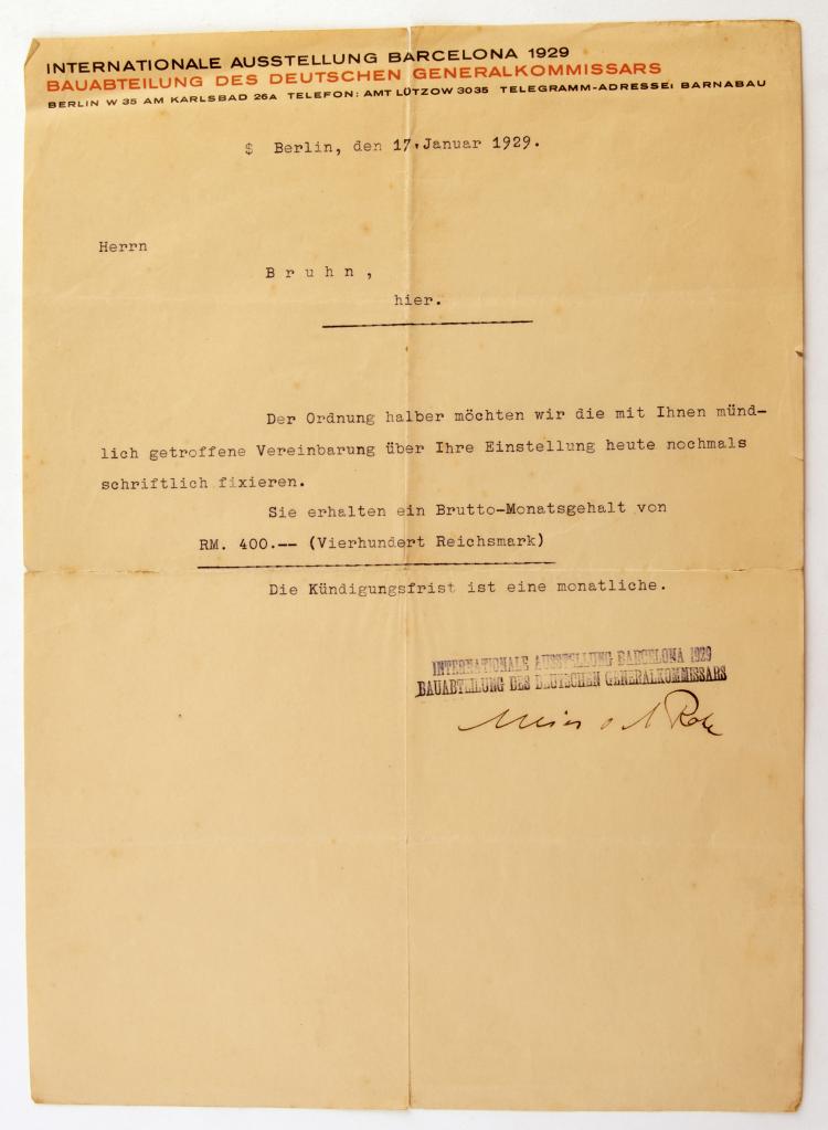 Bild 35 zu Objekt, Zwei Armlehnst&uuml;hle 'MR 20', zwei St&uuml;hle 'MR 10', ein Tisch 'MR 140', 1927, Berliner Metall-Gewerbe Jos. M&uuml;ller, Berlin, 148A 122