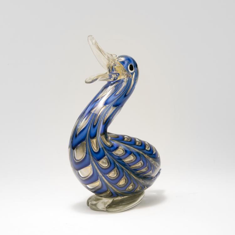 Bild 1 zu Objekt, 'Graffito' duck, 1969, Ercole Barovier, Barovier & Toso, Murano, 149C 642
