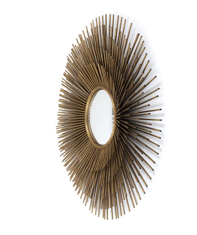 Hauptbild zu Objekt, Wandspiegel 'Sunburst', um 1970, Curtis Freiler (zugeschrieben),Jerry Fels (zugeschrieben), Curtis Jere Co., New York (zugeschrieben), 149B 463