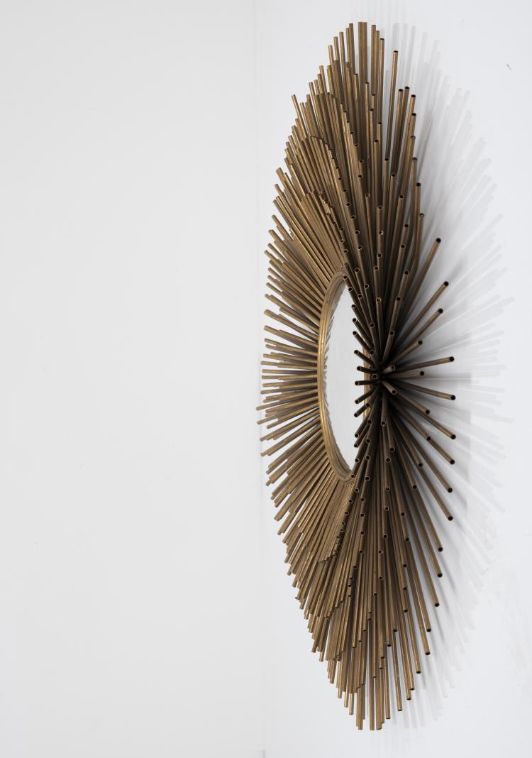 Bild 1 zu Objekt, Wandspiegel 'Sunburst', um 1970, Curtis Freiler (zugeschrieben),Jerry Fels (zugeschrieben), Curtis Jere Co., New York (zugeschrieben), 149B 463