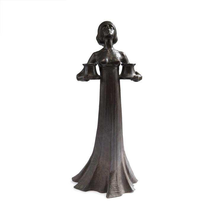 Hauptbild zu Objekt, Candlestick, c. 1902-04, Gurschner, Gustav, Wien, 147B 352