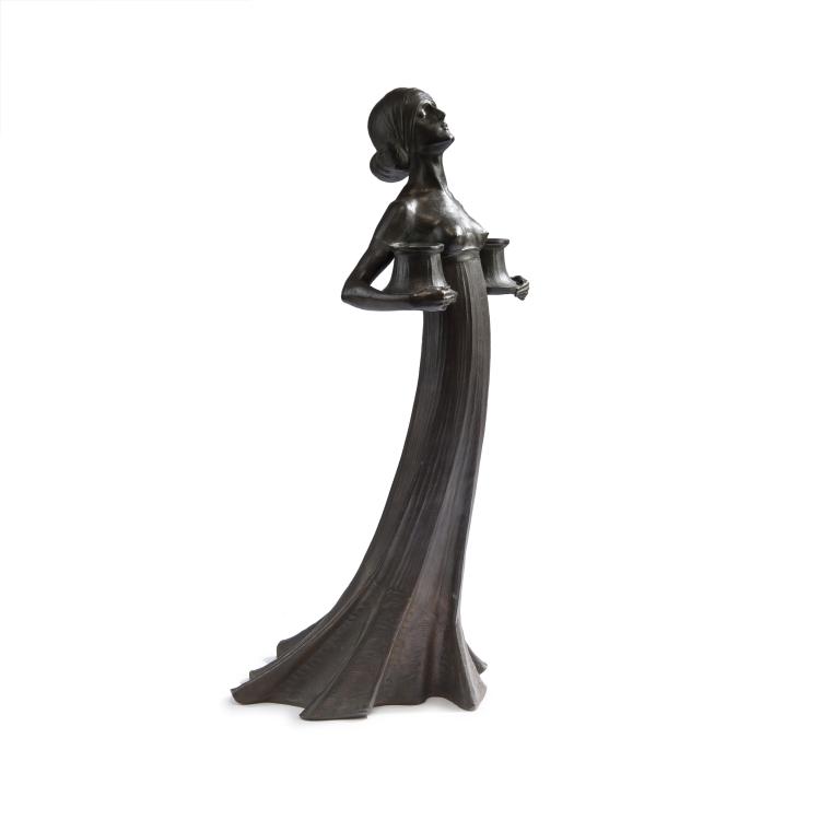 Bild 1 zu Objekt, Candlestick, c. 1902-04, Gurschner, Gustav, Wien, 147B 352