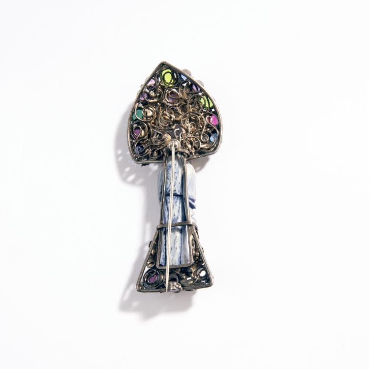 Bild 1 zu Objekt, Brosche, um 1930, Hob&eacute;, USA, 147B 505