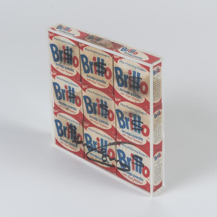Hauptbild zu Objekt, '9 Brillo soap pads with rust resister', 1960s, 148C 600