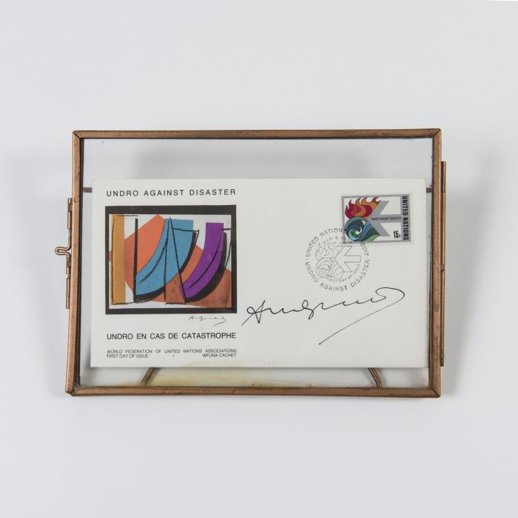 Hauptbild zu Objekt, Envelope 'Undro Against Disaster' with postmark of the UN dated March 9, 1979, 148C 606