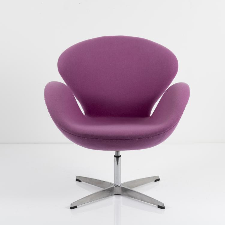 Bild 1 zu Objekt, Sessel 'Swan', 1957/58, Hansen Fritz, Aller&oslash;d, 148A 236