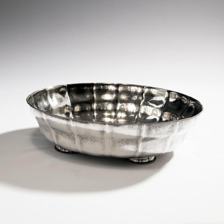 Bild 1 zu Objekt, Schale auf vier F&uuml;&szlig;chen, um 1918, Wiener Werkst&auml;tte, 148A 85