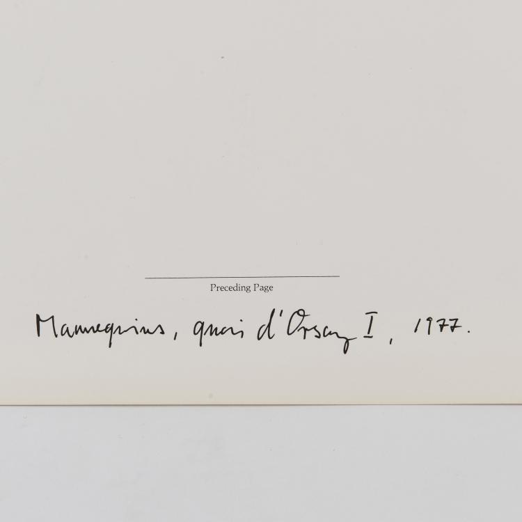 Bild 3 zu Objekt, 'Saddle I' Paris, 1979 and 'Mannequins', Quai d&acute;Orsay I, 1977, 148C 570