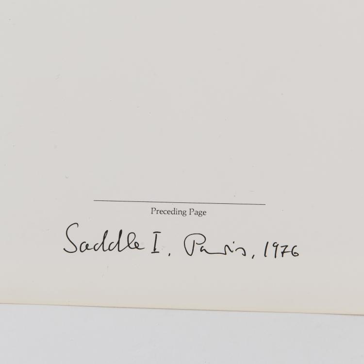 Bild 4 zu Objekt, 'Saddle I' Paris, 1979 and 'Mannequins', Quai d&acute;Orsay I, 1977, 148C 570