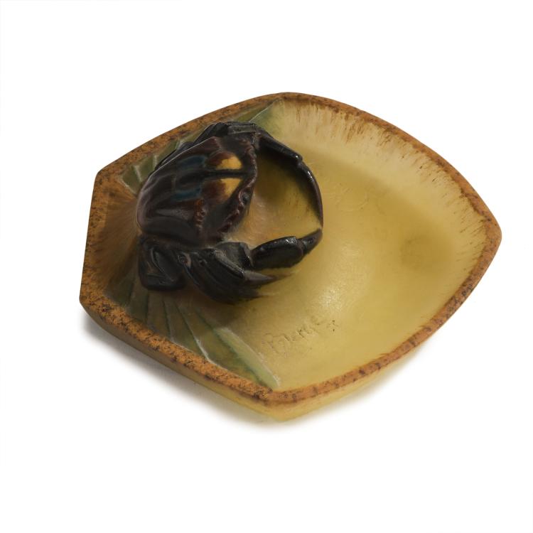 Bild 1 zu Objekt, Schale mit Taschenkrebs, um 1925, Walter, Amalric, Nancy, 147B 263