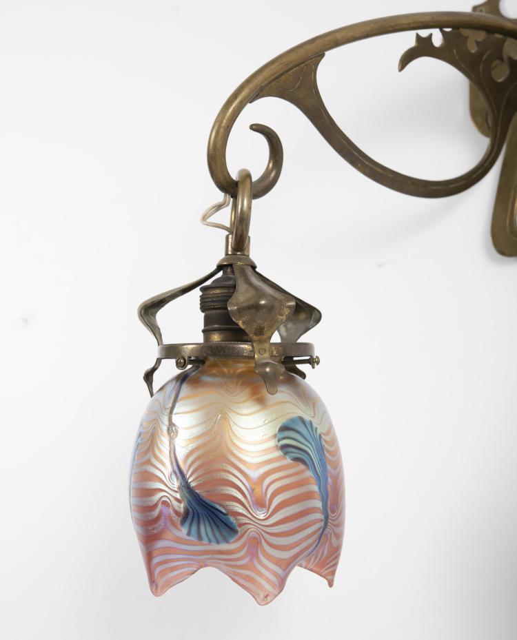 Bild 1 zu Objekt, Wandleuchte f&uuml;r E. Bakalowits S&ouml;hne, 1902-04, L&ouml;tz Wwe., Klosterm&uuml;hle, 147B 287