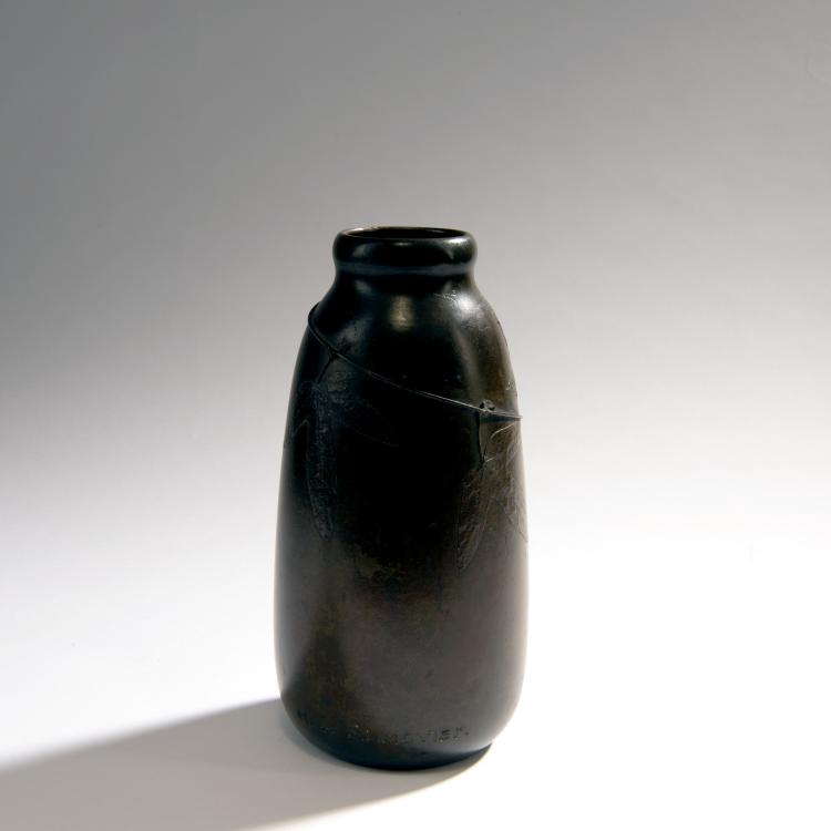 Bild 2 zu Objekt, Vase 'Hirschk&auml;fer', um 1900, Elmqvist, Hugo, Stockholm, 150B 402