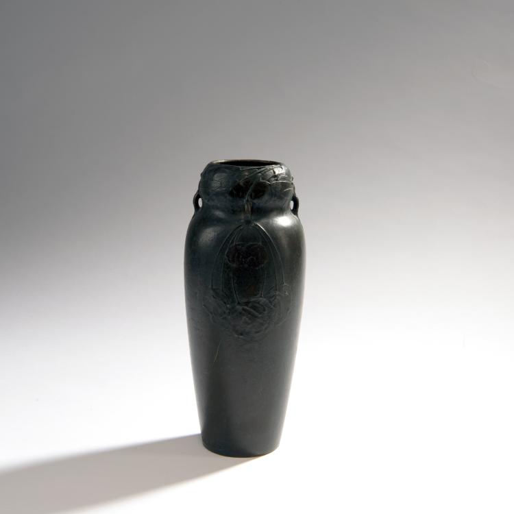Hauptbild zu Objekt, Vase 'Dragonflies', c. 1900, Elmqvist, Hugo, Stockholm, 150B 403
