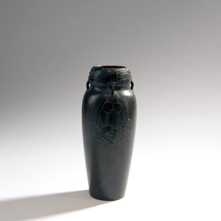 Bild 1 zu Objekt, Vase 'Dragonflies', c. 1900, Elmqvist, Hugo, Stockholm, 150B 403