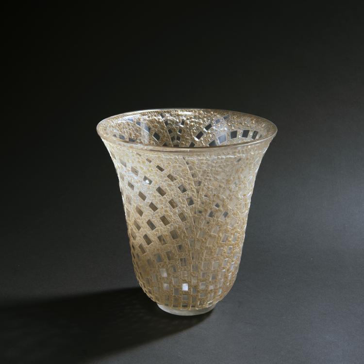 Bild 1 zu Objekt, Vase 'Damiers', 1935, Lalique, Ren&eacute;, Wingen-sur-Moder, 147A 60