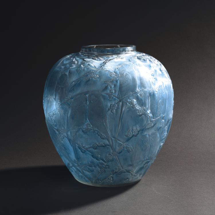 Hauptbild zu Objekt, 'Perruches' vase, 1919, Lalique, Ren&eacute;, Combs-la-Ville, 147A 9