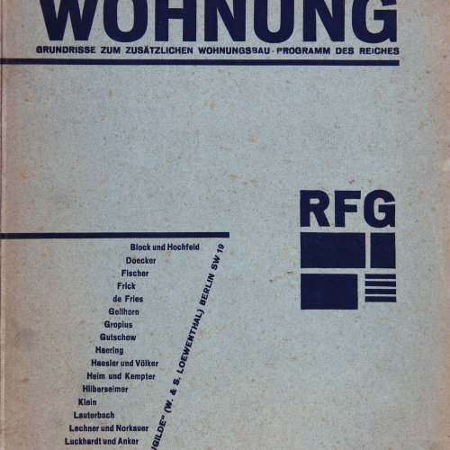 Die billige, gute Wohnung, um 1930