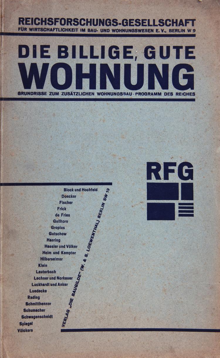 Hauptbild zu Objekt, Die billige, gute Wohnung, um 1930, 148A 142