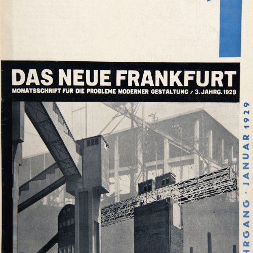 Das Neue Frankfurt, year III, 1929