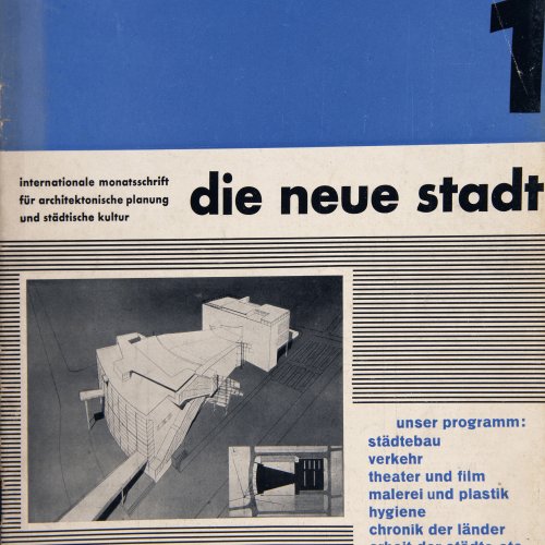 Die Neue Stadt, nos. 1-3