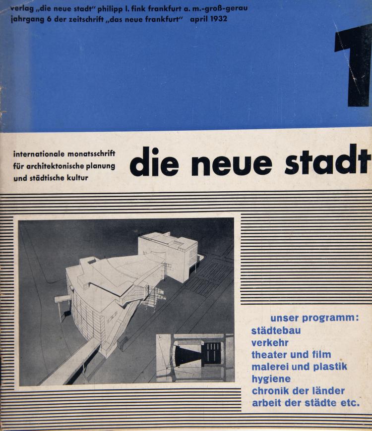 Hauptbild zu Objekt, Die Neue Stadt, Hefte 1-3, 148A 148
