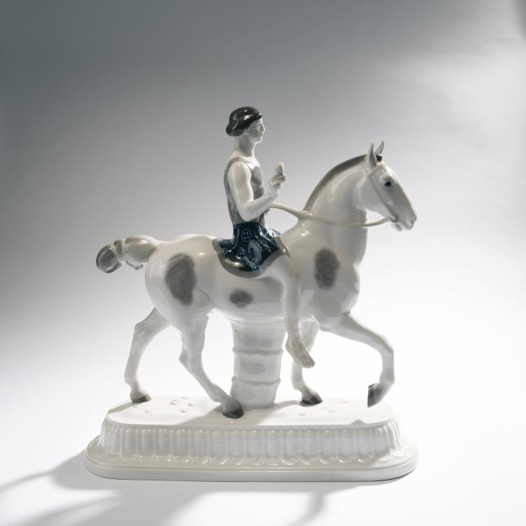 Hauptbild zu Objekt, 'Bridegroom' from the 'Wedding Parade', 1910, Adolph Amberg, Berlin, KPM, 148A 41