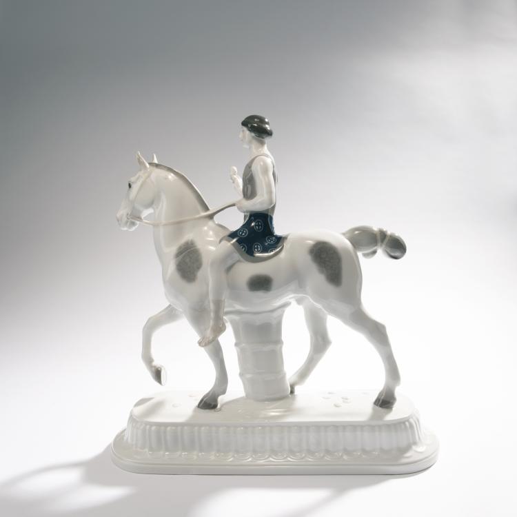 Bild 1 zu Objekt, 'Bridegroom' from the 'Wedding Parade', 1910, Adolph Amberg, Berlin, KPM, 148A 41