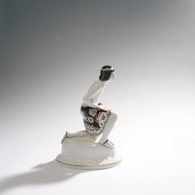 Bild 1 zu Objekt, '&Auml;gypter' aus dem Hochzeitszug, 1910, Berlin, KPM, 148A 56