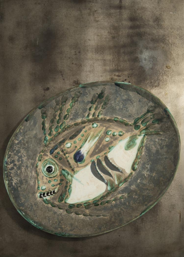 Bild 2 zu Objekt, 'Plat ovale en couleur, Poisson Chin&eacute;', 1952, Pablo Picasso, Madoura, 148C 508