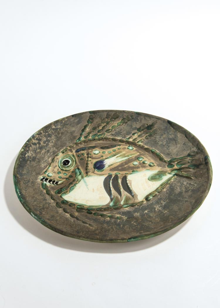 Bild 3 zu Objekt, 'Plat ovale en couleur, Poisson Chin&eacute;', 1952, Pablo Picasso, Madoura, 148C 508