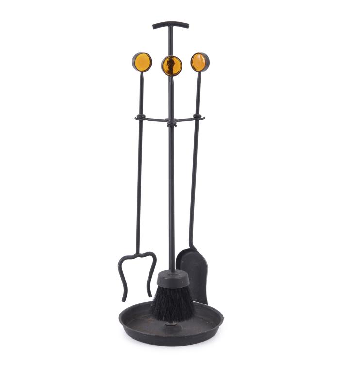 Hauptbild zu Objekt, Fireplace companion, 1950s, Gunnar Ander, Ystad Metall, Ystad, 149B 451